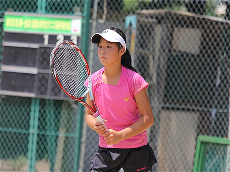 川口夏実-優勝-第３１回第一生命全国小学生テニス選手権大会